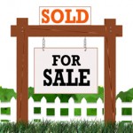 A “real estate sold” sign